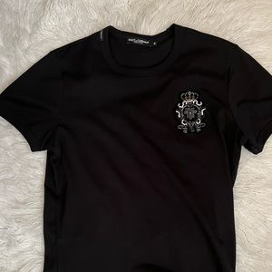 Dolce Gabbana Embroidered Logo T shirt